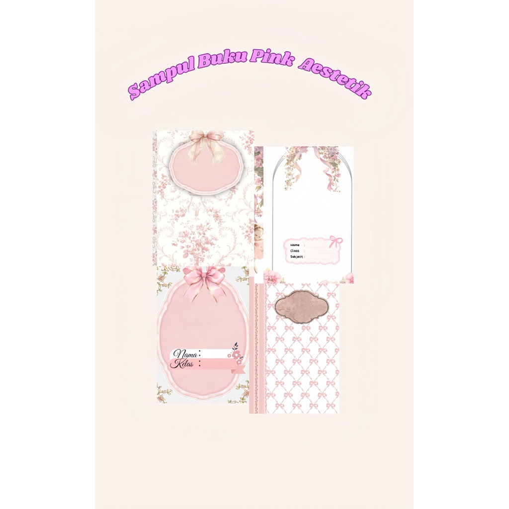 

Sampul buku lucu eastetik