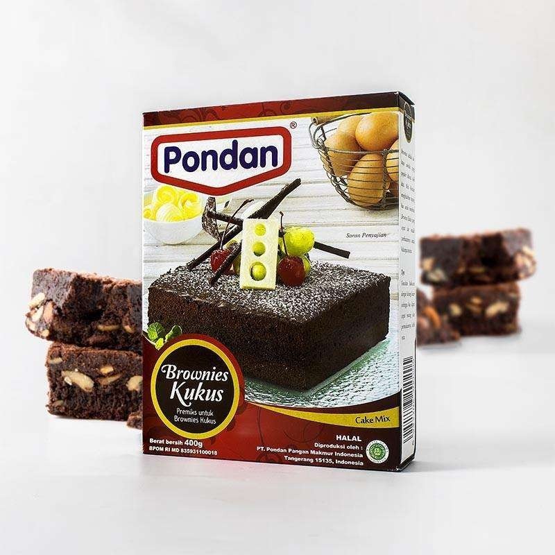 

[oddsolshop] pekanbaru/Pondan Brownies Kukus 400 gr / Premiks Kue