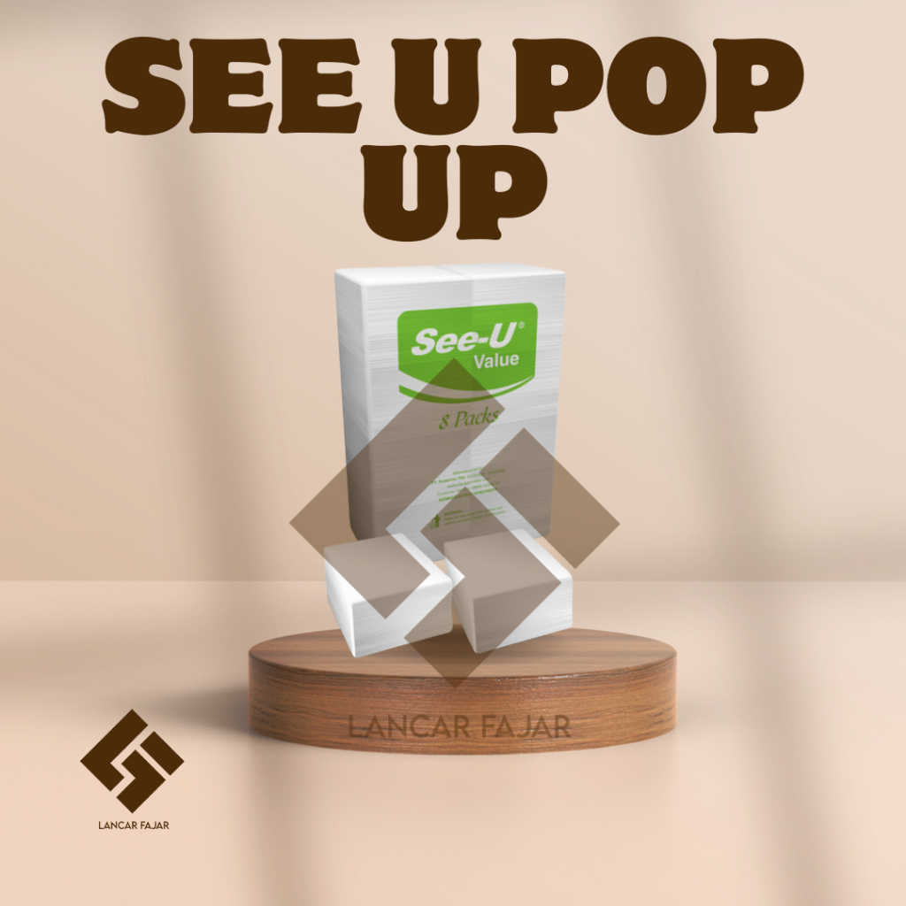 [1 dos] tissue pop up merk see u montana / tissue meja pop up kecil / tissue box mini / tissue pop u