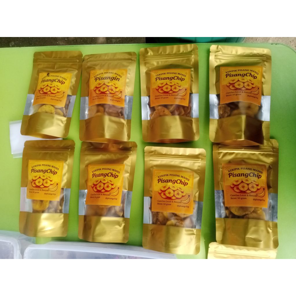 

paket hemat 3 pcs Keripik Pisang Manis Renyah isi 50gr – Camilan Murah Premium