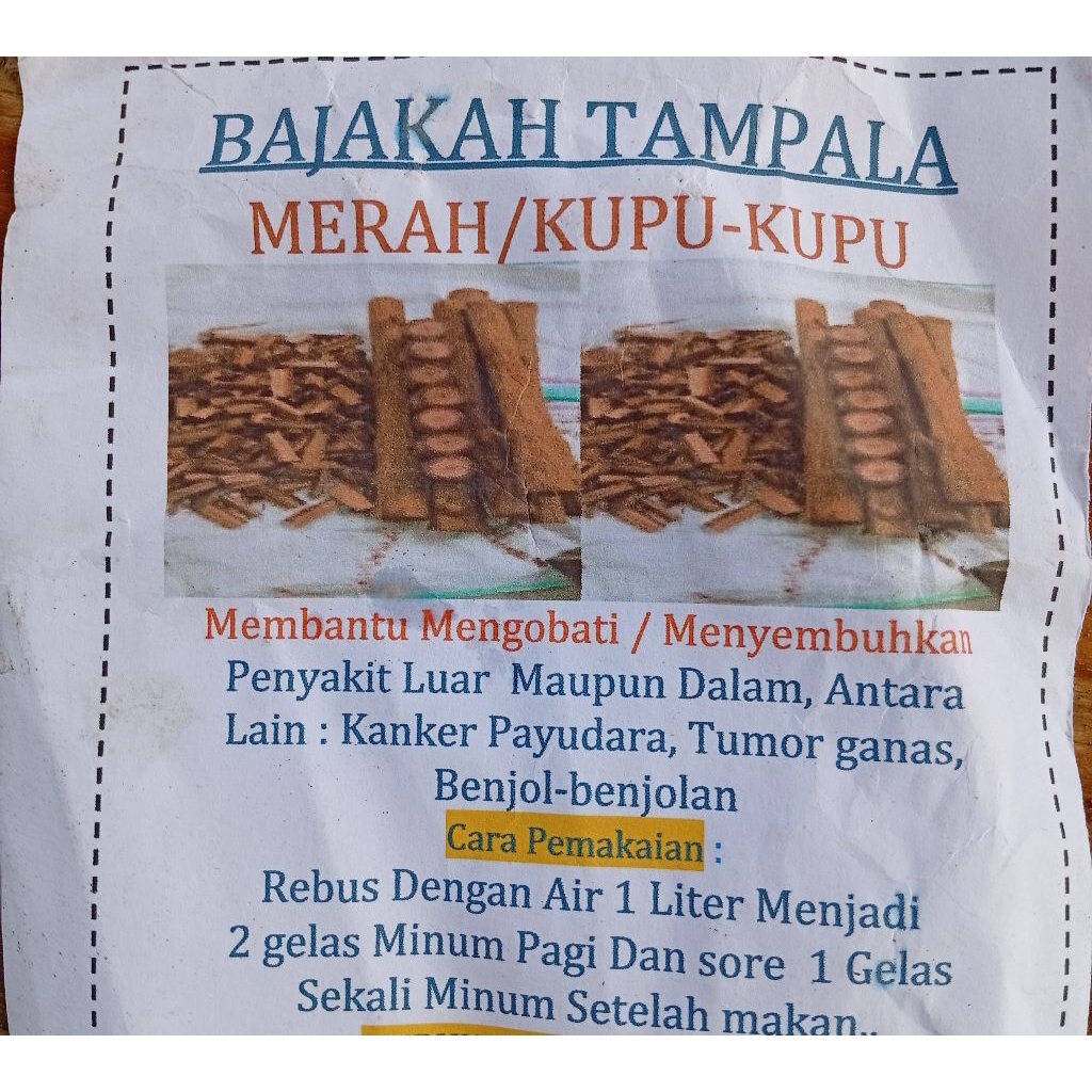 

Bajakah tampala merah asli Kalimantan