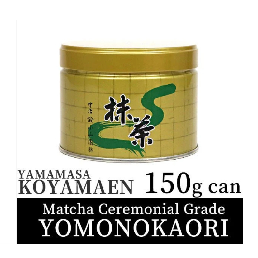 

YAMAMASA Koyamaen Matcha green tea powder Ceremonial Grade YOMONOKAORI 150g can