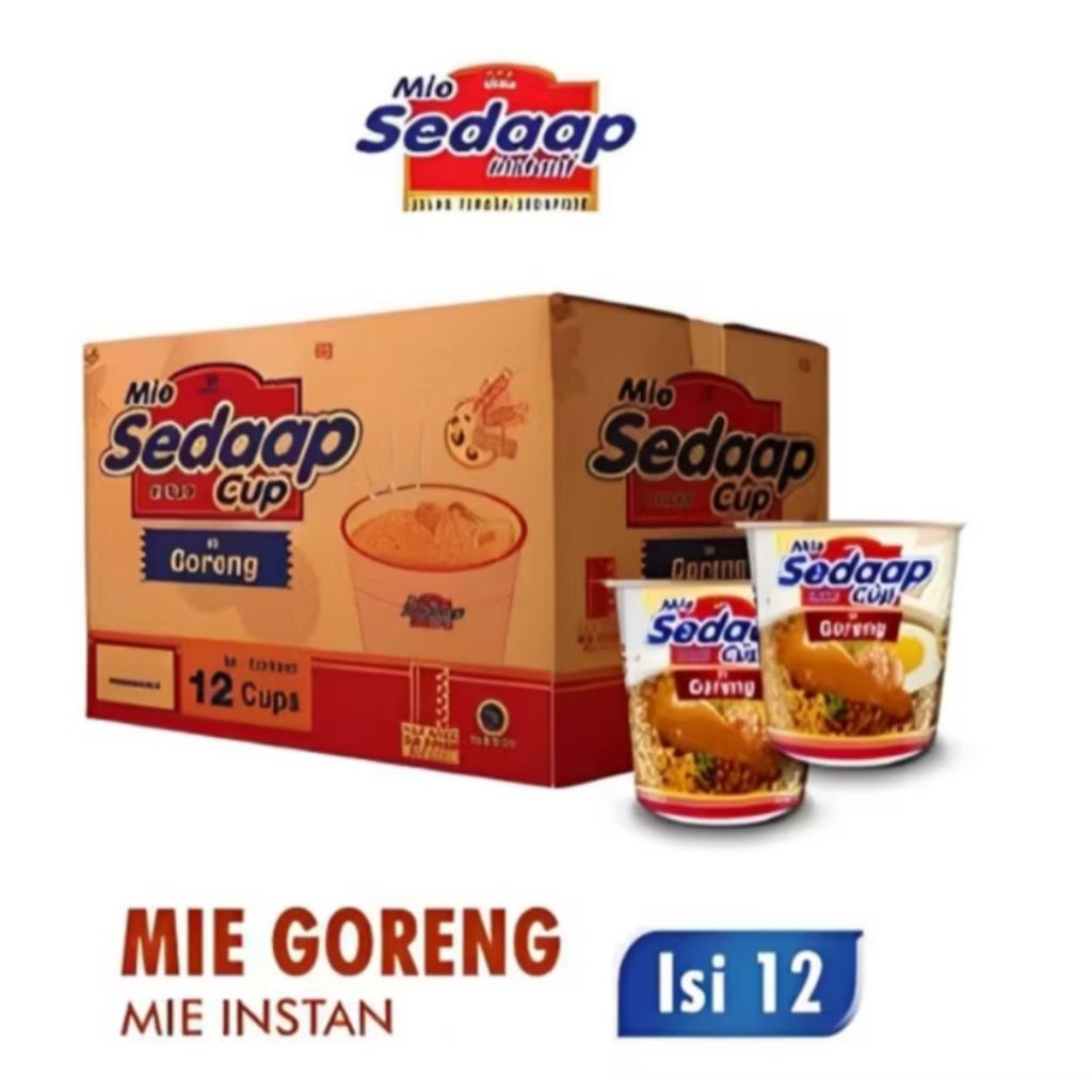 

MIE SEDAP CUP GORENG ISI 12