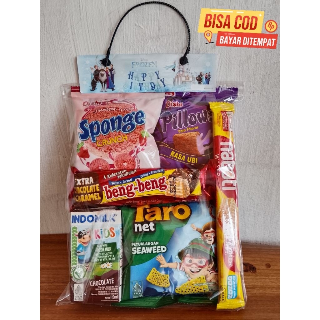 

PAKET HEMAT SNACK ULANG TAHUN ANAK 1 BUNGKUS ( 6 VARIAN)