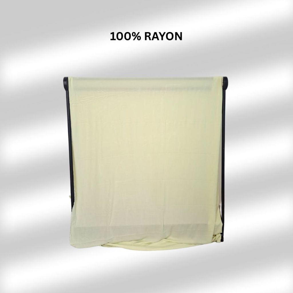 KAIN 100% RAYON WARNA POLOS