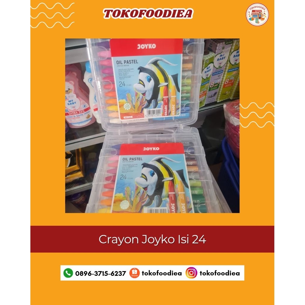 

JOYKO Crayon isi 24 isi 12 | Tokofoodiea