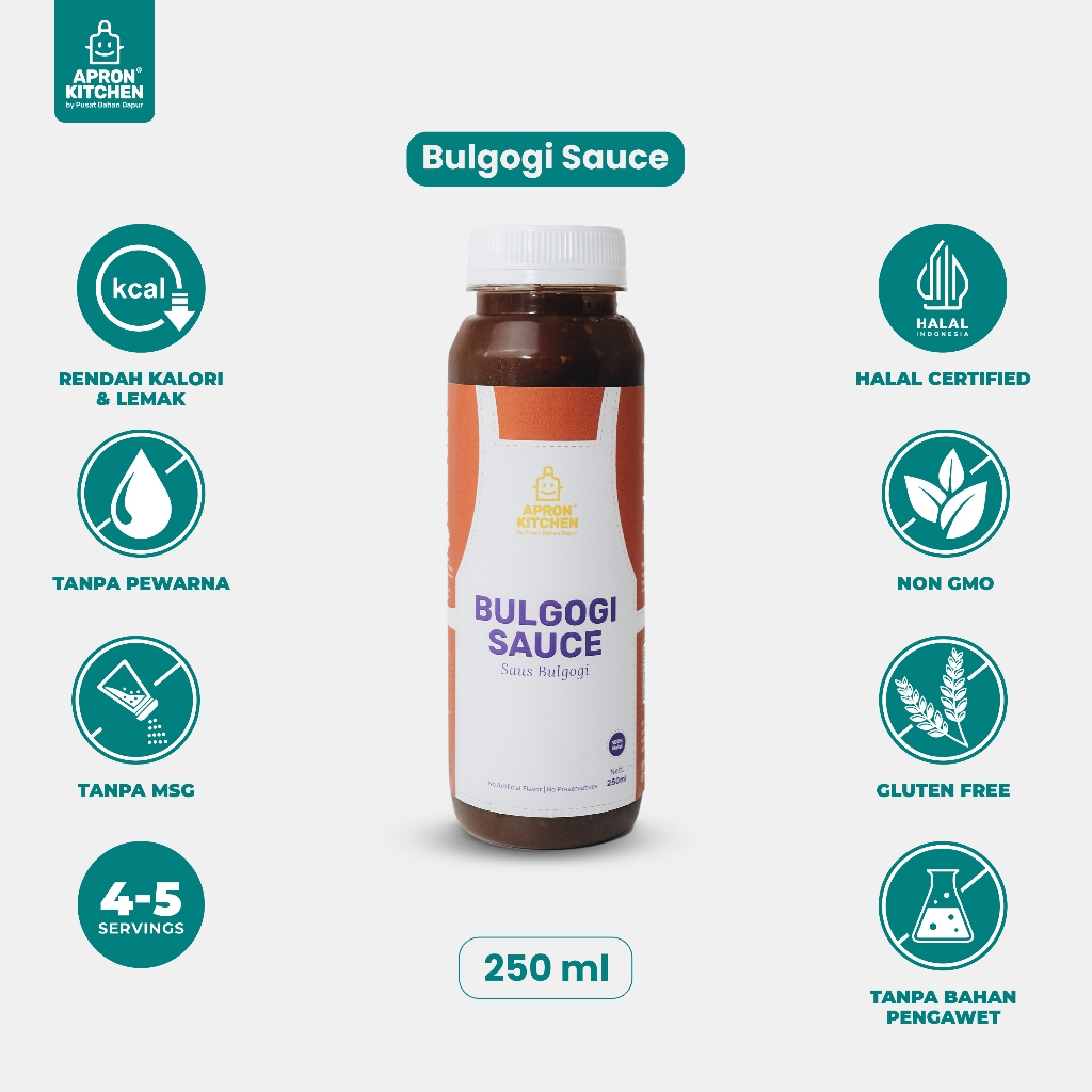 

Apron Kitchen Bulgogi Saus Bumbu Masak Korea 250ml