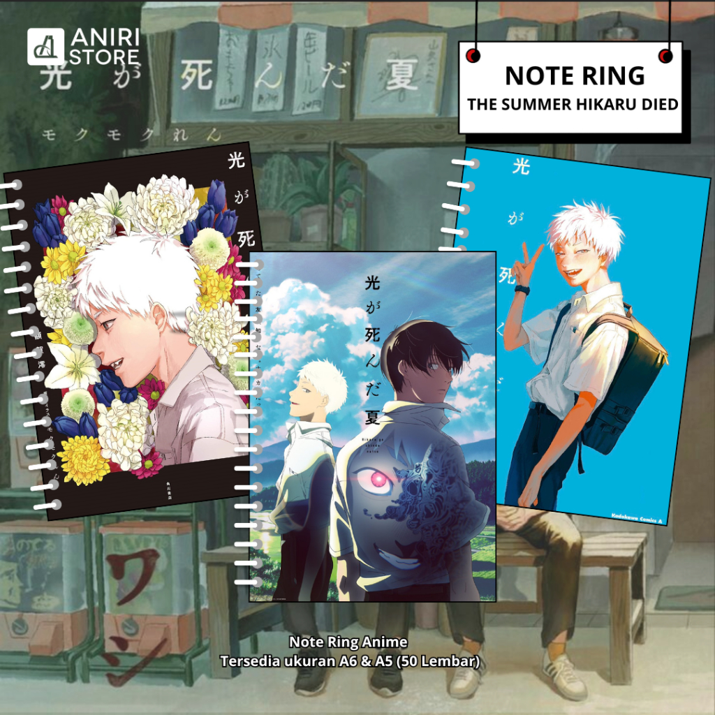 

Note Ring The Summer Hikaru Died Anime Ukuran A5 & A6