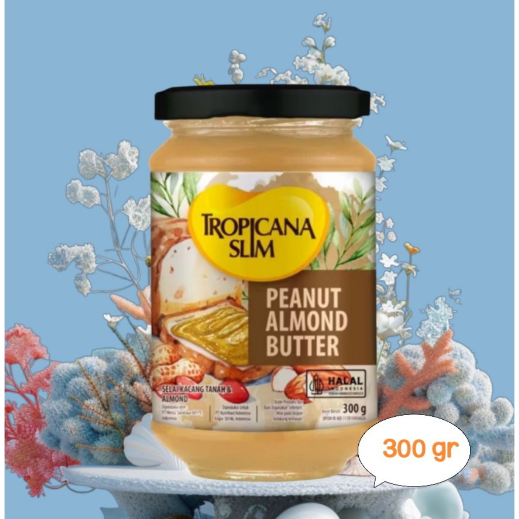

Tropicana Slim Peanut Almond Butter 300 gr