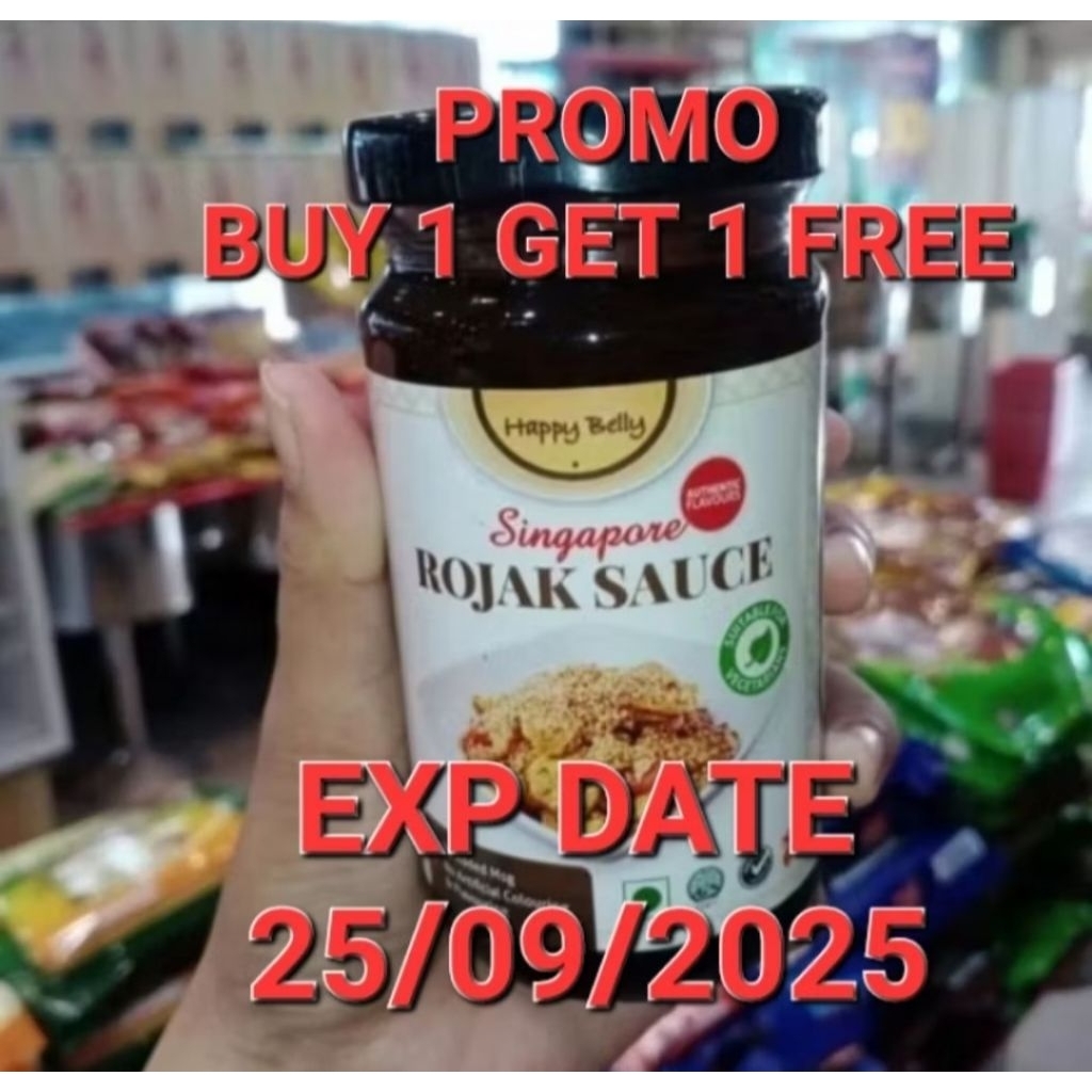 

happy belly rojak sauce170g bumbu saus rujak singapore