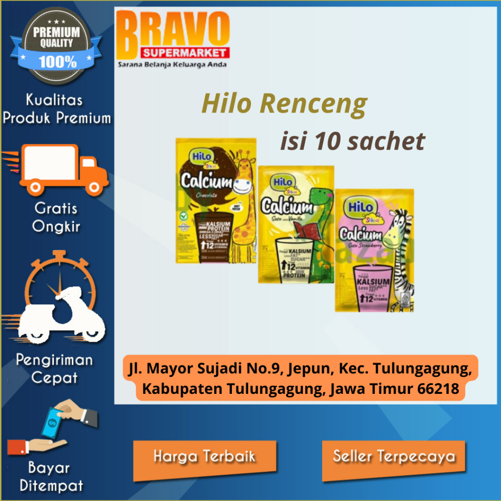 

Bravo Supermarket Tulungagung - Hilo School Renceng isi 10