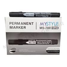 

SPIDOL PERMANENT MURAH MYSTYLE MS-700 HITAM (1 LUSIN) ++++