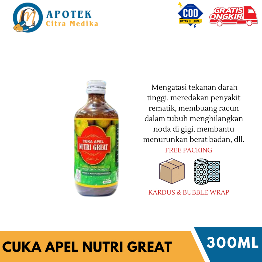 

Cuka Apel - Mengatasi Tensi Darah, Rematik, Diabetes, Kolesterol, DLL