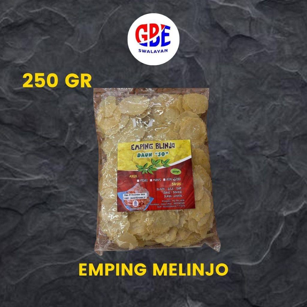 

emping melinjo 250 gr