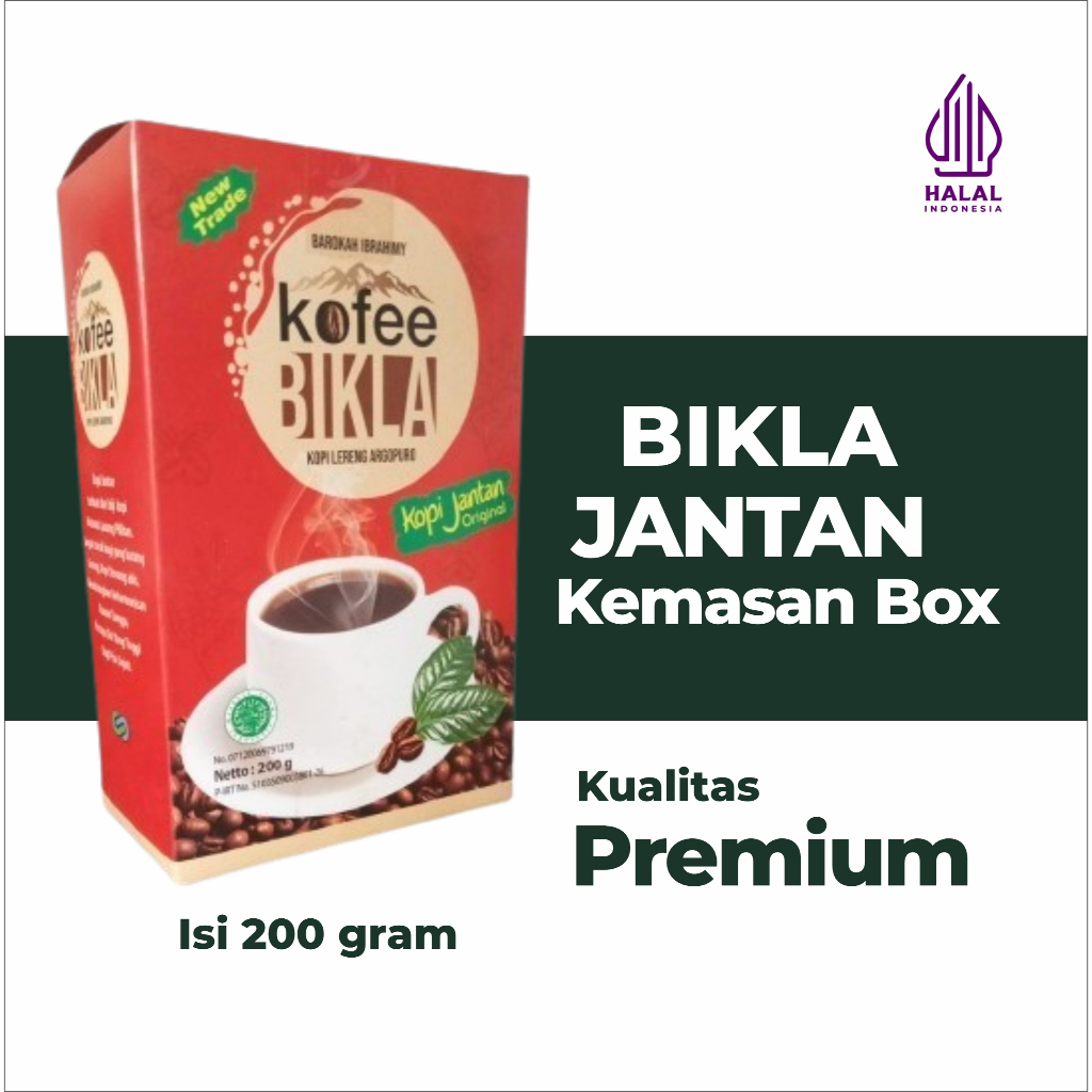Bikla Jantan Kopi Kesehatan vitalitas Pria Original BPOM