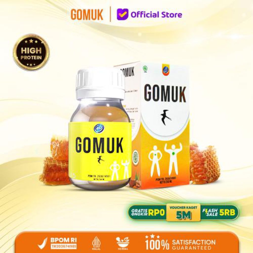 

GOMUK - Madu Herbal Kesehatan | Sarang Walet Putih | Madu Hutan Liar