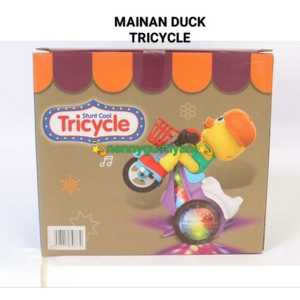 Mainan duck TRICYCLE stunt B/O