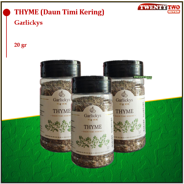 

[6 X]Garlickys Thyme/ Daun Timi Kering 20gr