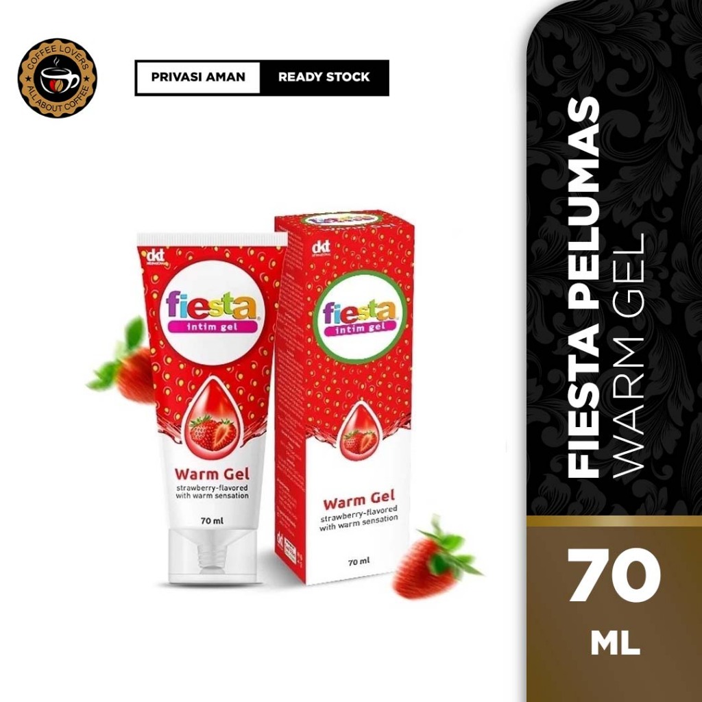 Lubricant Fiesta Gel Pelumas - Warm | Cool 70ml | Lubrican Pelumas Wanita | Pria | Lubricant Gell