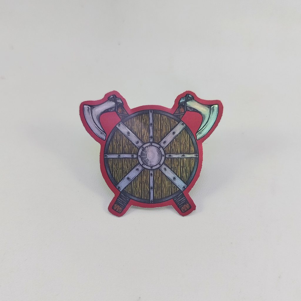 

Sticker hologram Tameng Kapak Viking Pejuang Untuk hp laptop motor helm dll