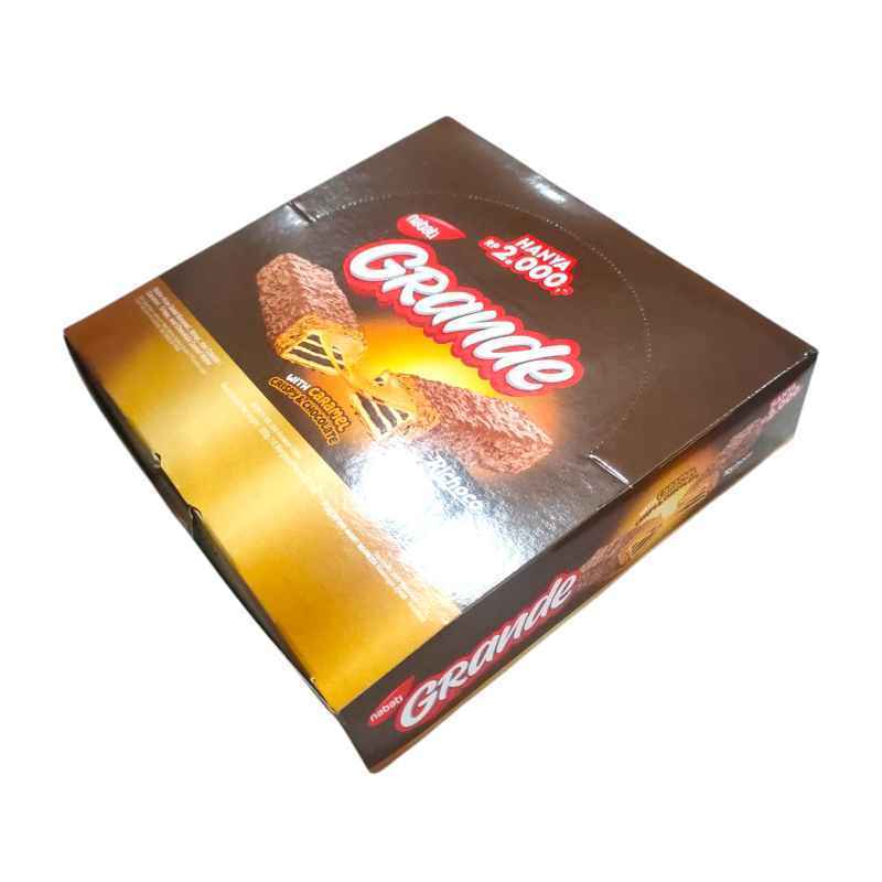 

Nabati Grande With Caramel Crispy Chocolate Wafer 220g 1 Box Isi 10 Sachet