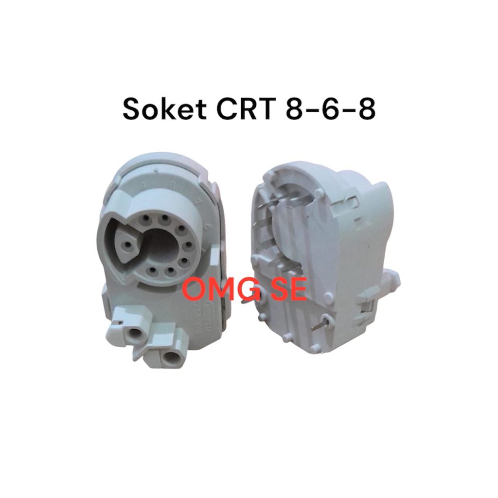 soket CRT 8-6-8 (7pin/kaki)
