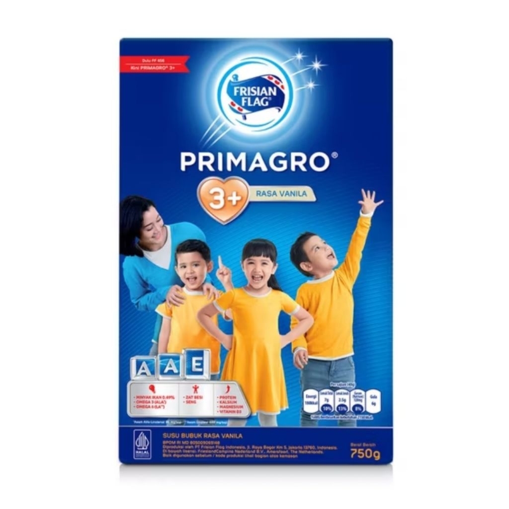 

Primagro frisian flag 3+ madu vanila ori cuci gudang