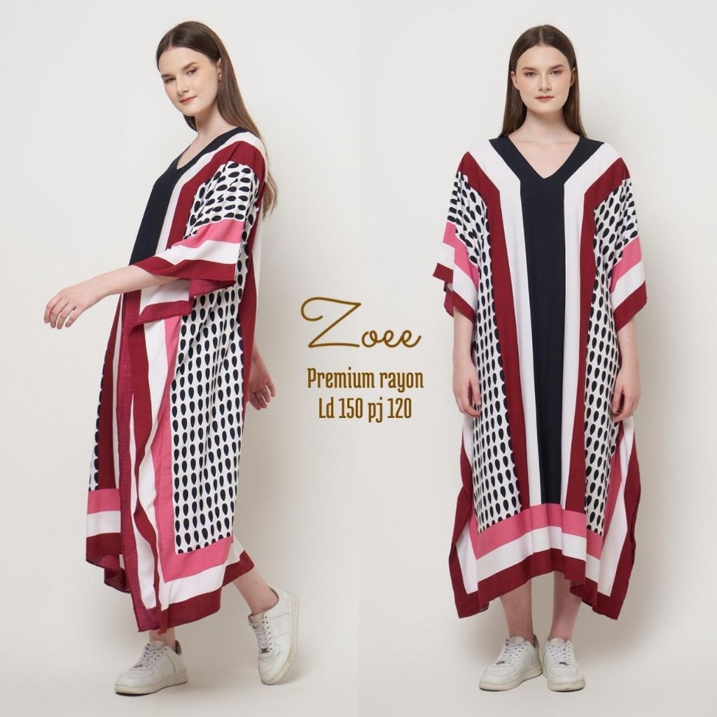 Abstrak Daster Hargo Dumilah ORI Long dres Pelangi Rayon Super Jumbo/Kurus Kelelawar absrak Super ju