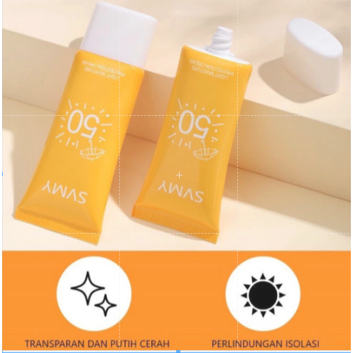 SVMY SUNSCREEN WAJAH COLOUR GEOMETRY LIGHT MOISTURE PROTECTION CREAM