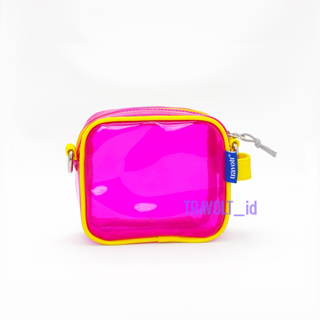 Naysila Naymila Pouch Jelly Transparant - Travolt - Waterproof - Tali Kuat Pvc Pouch