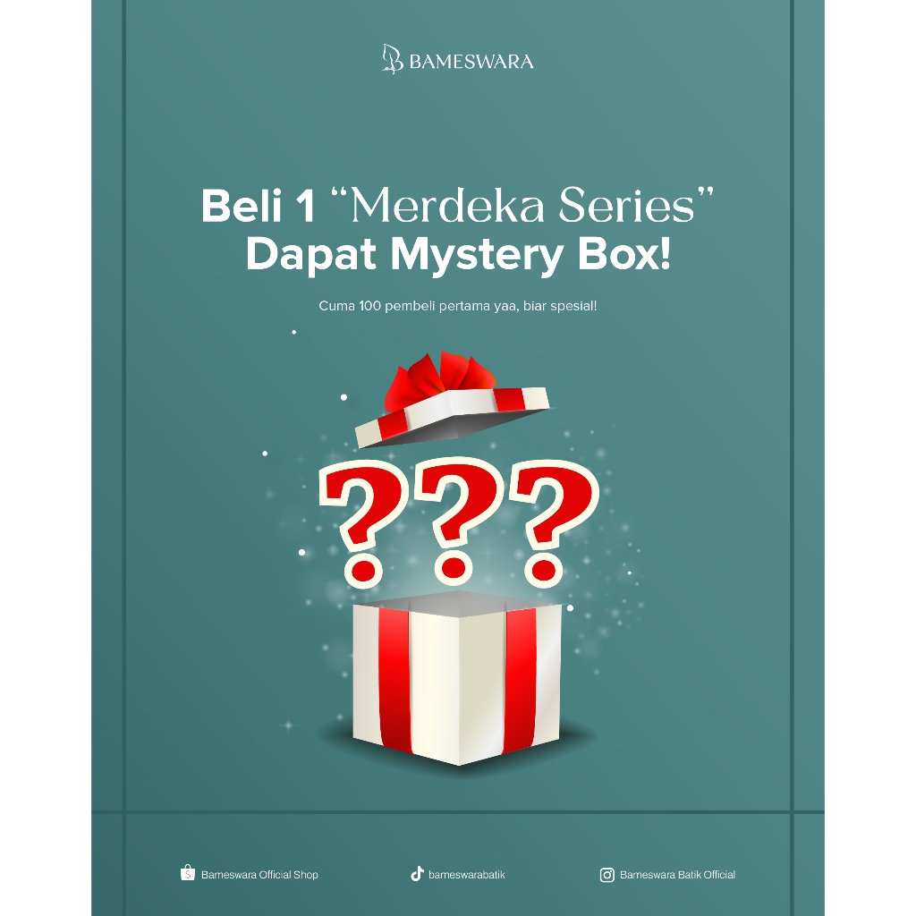 

Bameswara - Mystery Box MERDEKA SERIES [TIDAK DIJUAL]