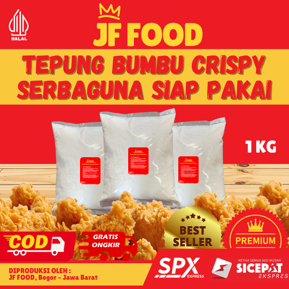 

Tepung Bumbu Fried Chiken Geprek Serbaguna 1 Kg Siap Pakai