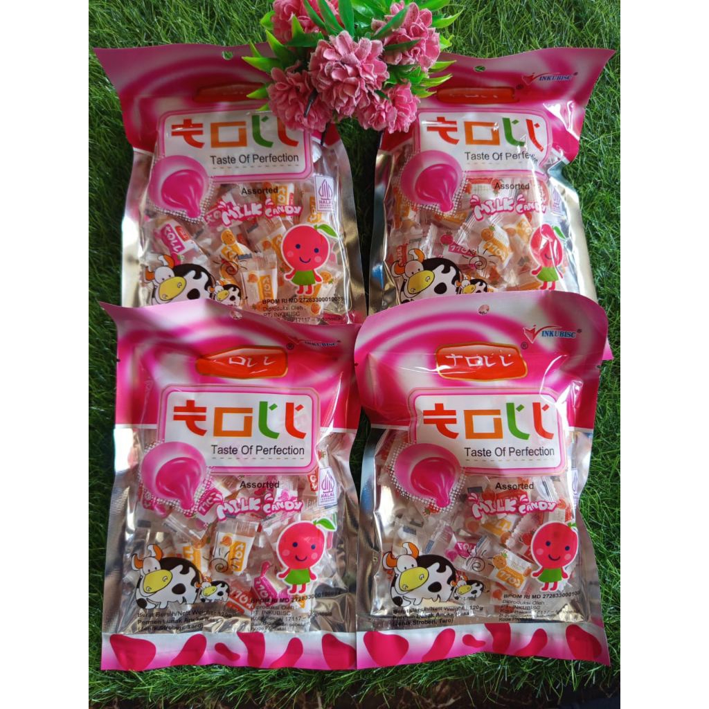 

Milk Candy Assorted | Permen Susu | kemasan 120 gr | Camilan atau snack manis.