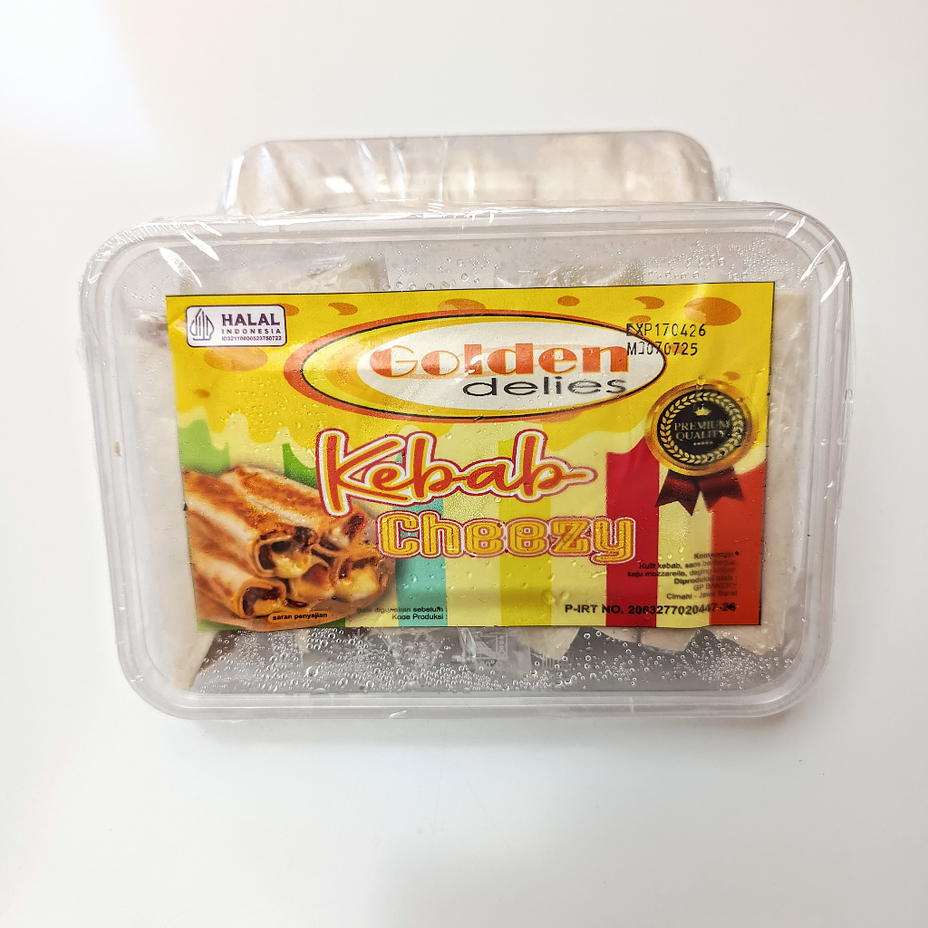 

GOLDEN DELIES Kebab Cheezy Mini isi 10 pcs Enak Gurih Halal Creamy