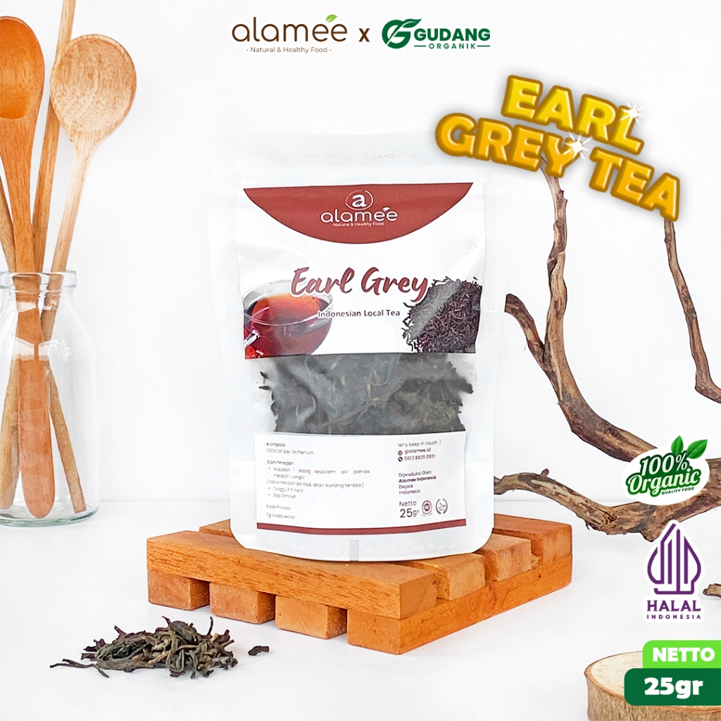 

alamee teh bunga earl gray menawarkan kesegaran alami kaya antioksidan 25 gram herbal alami