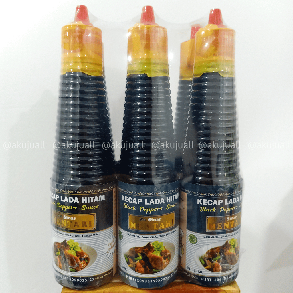 

SAOS LADA HITAM CAP SINAR MENTARI / KECAP LADA HITAM (MINIM BELI 3, BISA CAMPUR VARIAN)