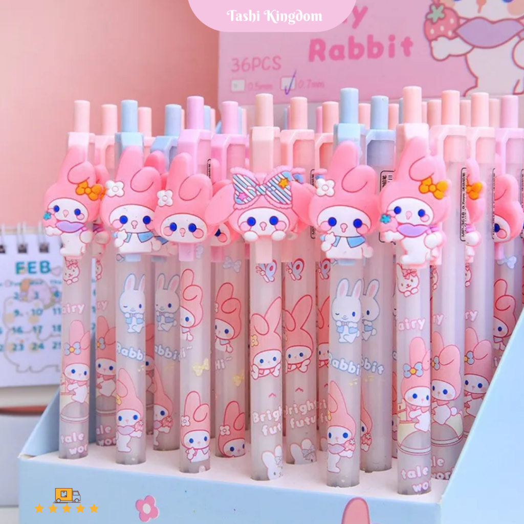 

(4pcs) Pensil melody mekanik 0,5mm premium alat tulis melody motif pensil cetekan cute my melody pencil