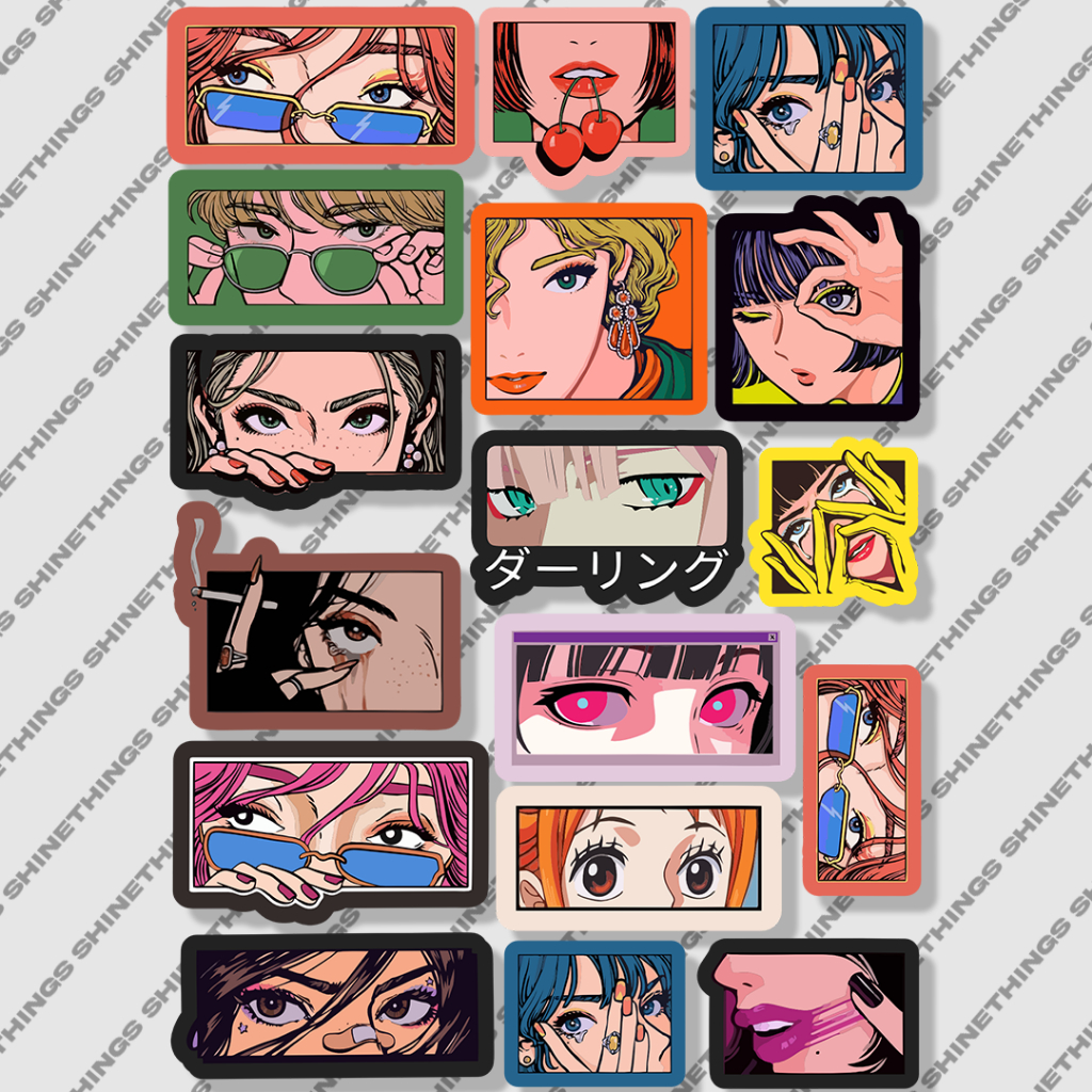 

Stciker aesthetic retro lucu vintage || sticker helm tumbler laptop