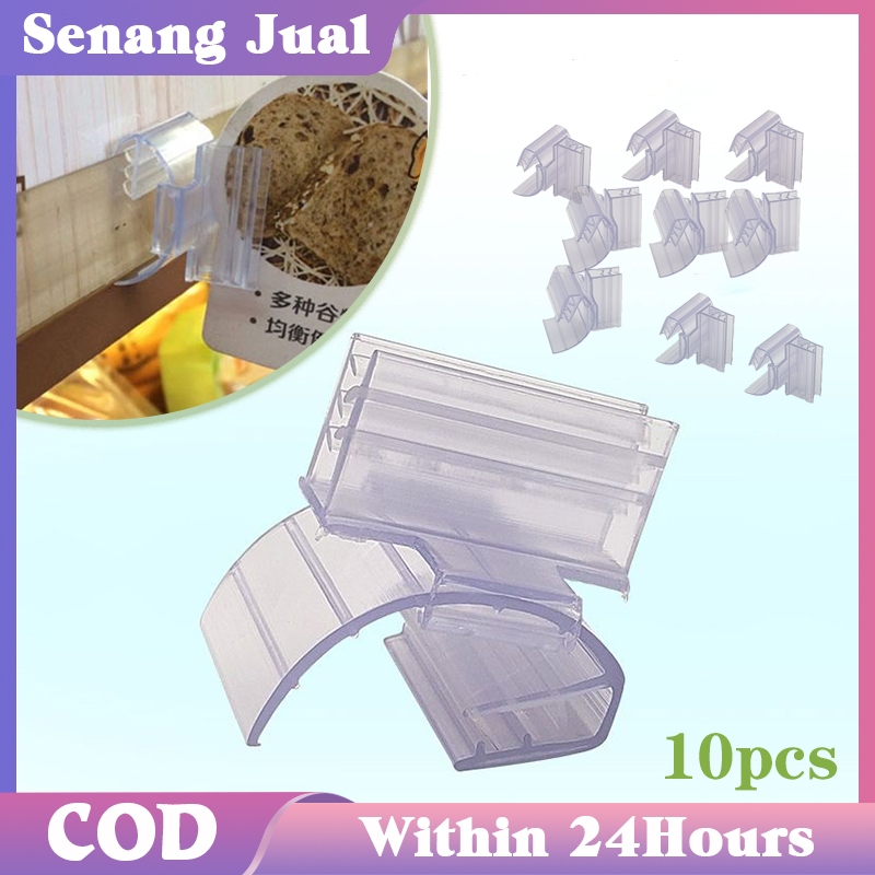 

Klip Lengkung Pop-Up / Jepitan Harga Price Tag 10pcs / Klip Promosi Squeeze