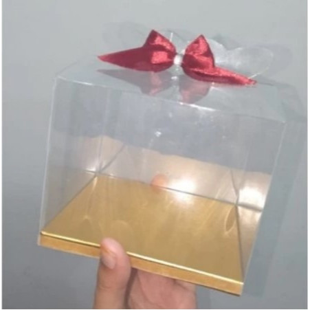 

(MIKA SAJA) Kotak Mika Souvenir Ukuran 15x15x15 cm
