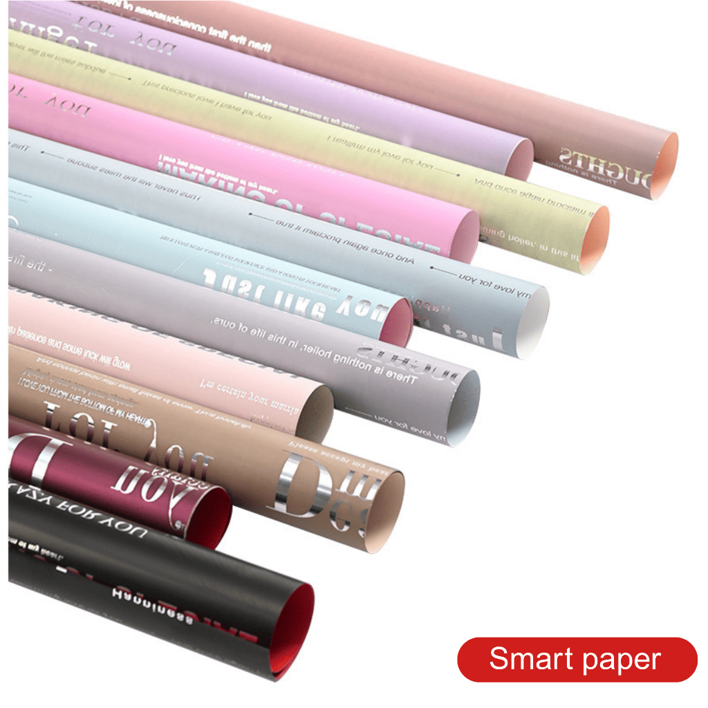 

Isi Isi 20 LEMBAR Kertas Buket Bunga Dua Warna Bouquet Florist Flower Wrapping Bicolor Cellophane KB032