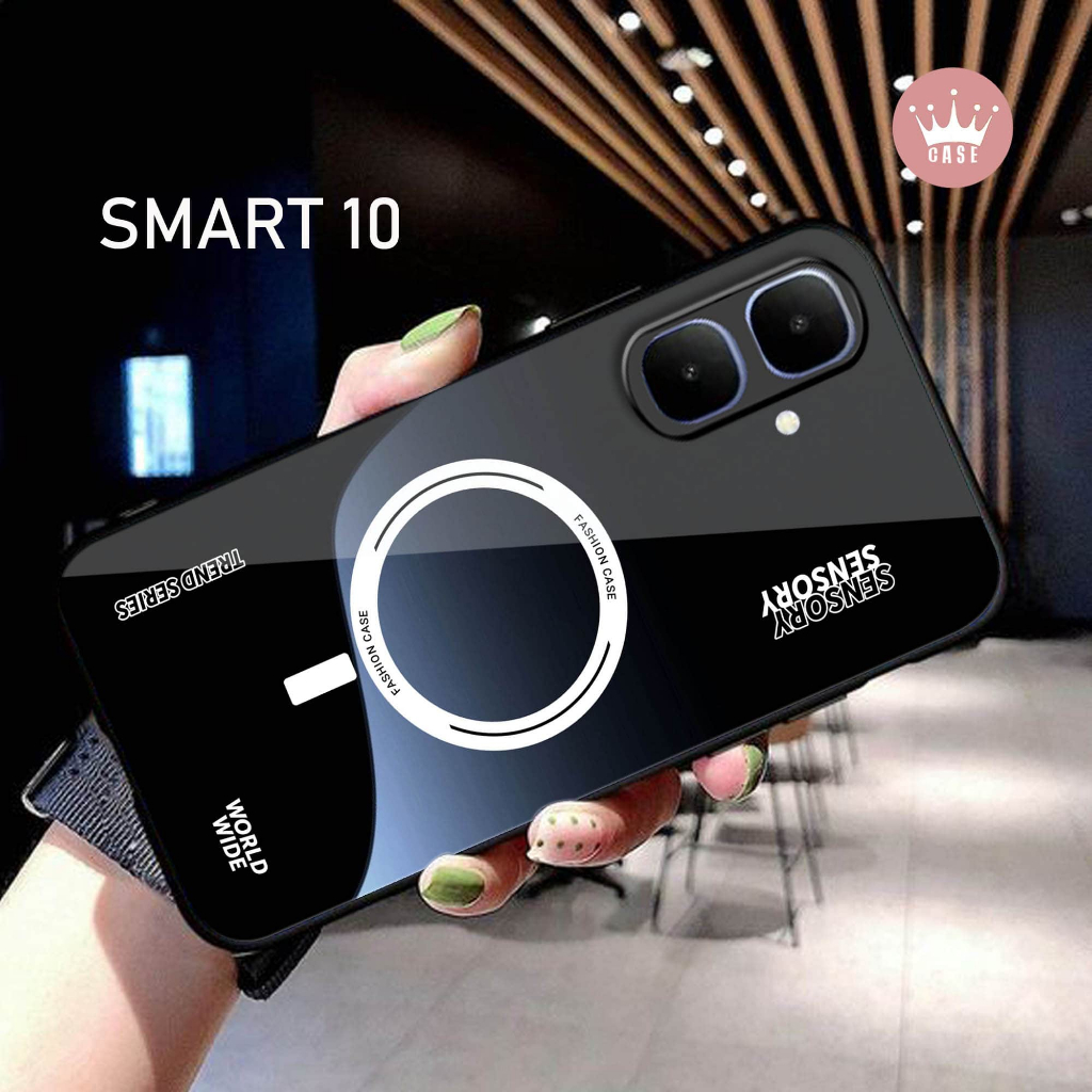 Softcase Kaca INFINIX SMART 10 - casing handphone - INFINIX SMART 10 [S224]