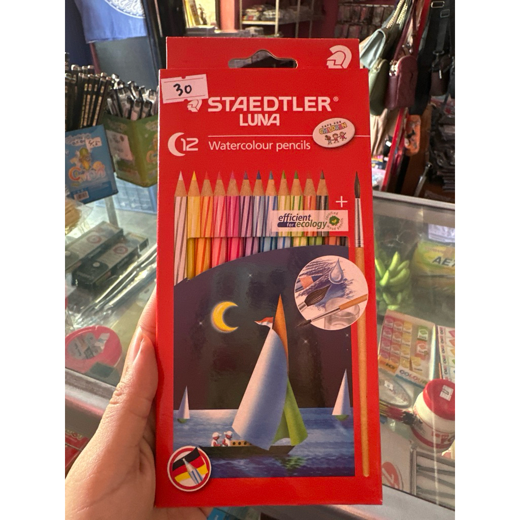 

Pensil Warna Staedtler Luna Watercolour pencils isi 12 Besar