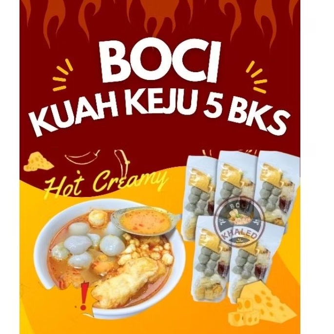 

[5 BUNGKUS BASO ACI KUAH KEJU]