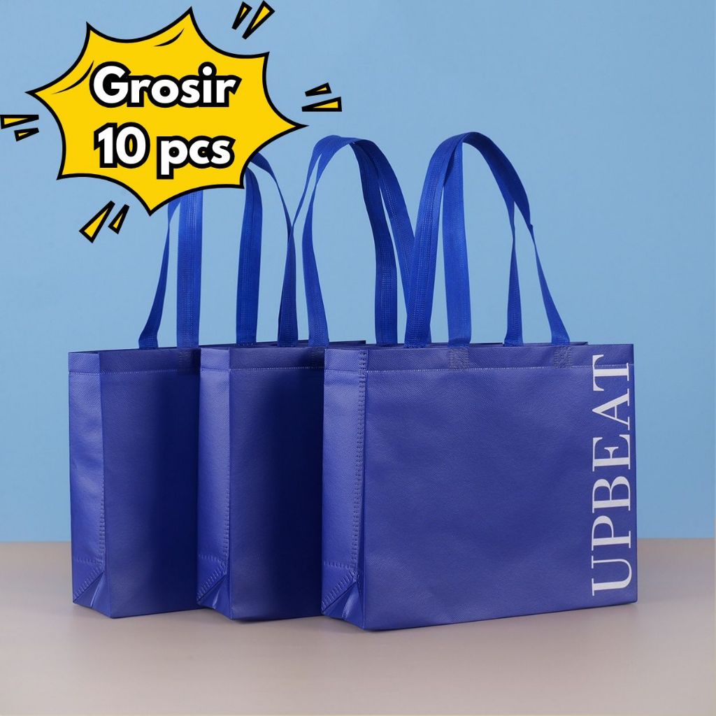 

10PCS Grosir stock tersedia Tas Spunbond Handle | Goodie Bag | Tote Bag | Souvenir | Hampers |untuk Toko Baju| Selamatan Haji Khitan Ultah Wedding 28x20x10 32x27x10 43x32x10 47x36x10