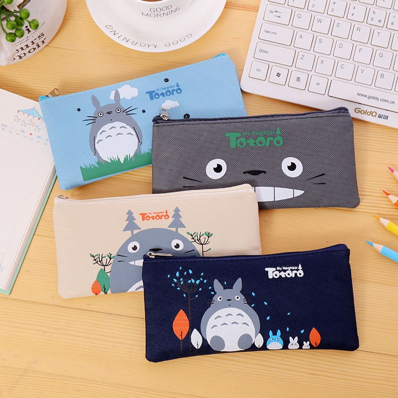 

Tempat Pensil Kain Korea / Pensil Case Alat Tulis Anak Sekolah Motif Totoro Dan Horse