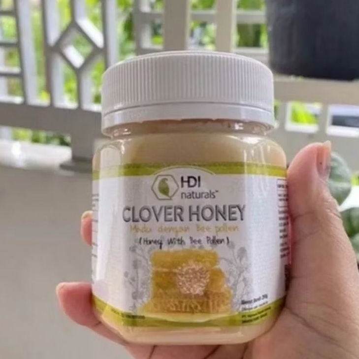 

Clover honey 250gr original exp 2028 + sendok kayu