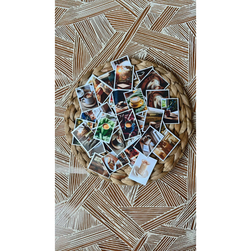 

46 Pcs COFFEE Sticker Planner DIY Scrapbook Kotak