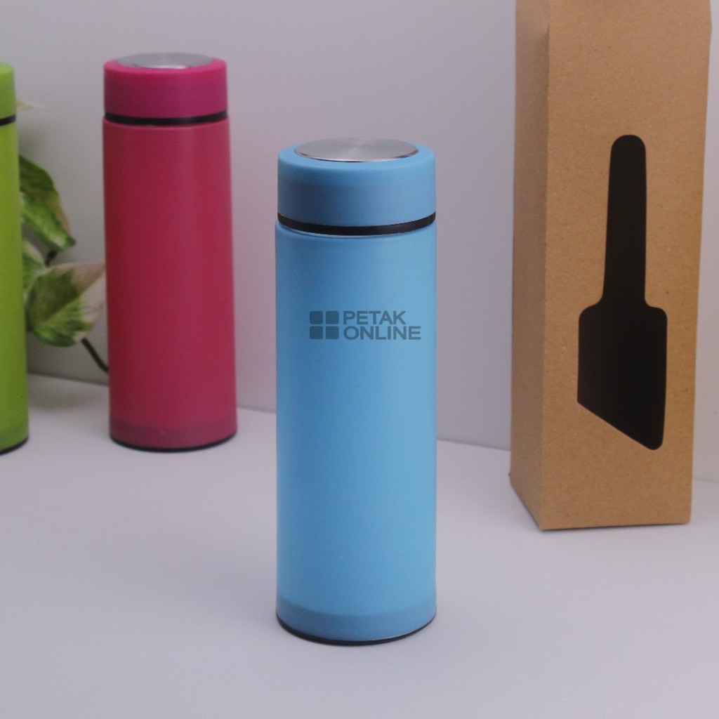 Botol/ Tumbler Six Polos Kemasan Box Kraft Oval