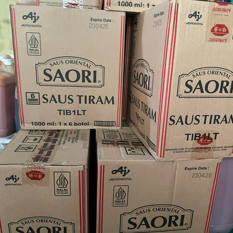 

Saori Saus Tiram 1 Liter (1 Karton)